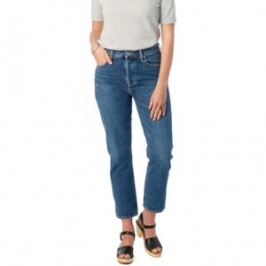 AGOLDE Riley hi rise straight jeans